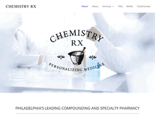Tablet Screenshot of chemistryrx.com